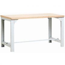 Kind - Banco de trabajo con anchura de 2000 mm con tablero laminado de 40