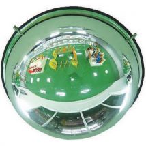 Manutan Expert - Espejo de seguridad 1/2 esfera distancia 6m ø 600mm