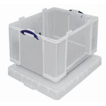 Really Useful Products - Caja de organización de plástico + tapa transparente de 3 l