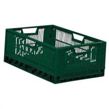 Schoeller Allibert - Caja plegable 47l verde oscuro 600x400x mm