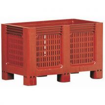 Schoeller Allibert - Caja palé geobox 543 lit fondos+paredes caladas 6 topes