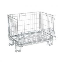 Italiana Contenitori - Caja-palé plegables de alambre peso: 45 kg alt ott: 980 mm