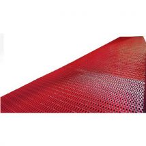 Plastex - Rejilla ecológica y flexible roja de pvc de 60 cm x 100 cm