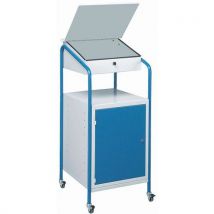 Fimm - Pupitre d'atelier móvil - 1 bloc porta