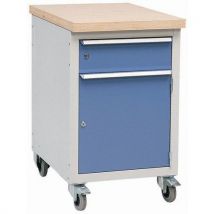 Kind - Mesa auxiliar d taller móvil 1caj+1compartim iment/porte