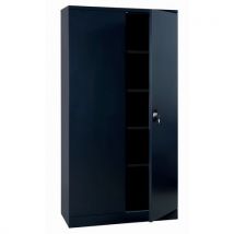 Manutan - Armario para montaje pt bat dim. 1950 x 423 x 1000 antracita + 4 baldas