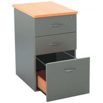 Simmob - Cajonera fija basik proftal: 60 cm col: aluminio
