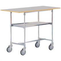 Ergobjorn - Mesa móvil con dos bandejas dimensión 1200x600x900 mm
