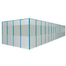 Tabique vitrée 4mm altura 253 m ancho 1 g 12m - Manutan