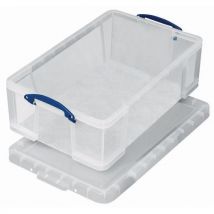 Really Useful Products - Caja de organización de plástico + tapa transparente de 16 l