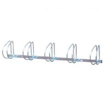 Mottez - A026903 soporte para bicicletas de pared 5 plazas - mottez - ángulo 90°