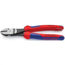 Knipex - Alicates de corte lateral negros 200 mm _ 74 02 200 t
