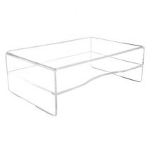 Desq - Soporte acrílico transparente para monitor - desq