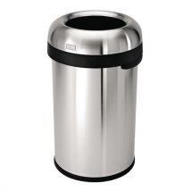 Simplehuman - Cubo de basura open top - 80 l acero inoxidable mate