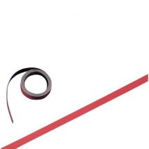 Smit Visual - Cinta magnética para planifica col:rojo tipo:cinta magn