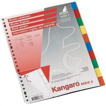 Separador de polipropileno de n° div:10 prafmto:a4 - Manutan