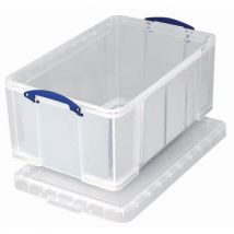 Really Useful Products - Caja de organización de plástico + tapa transparente de 07 l