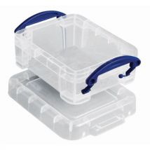 Really Useful Products - Recipiente de clasificación de plástico + t transparent