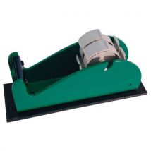 Dispensador de cinta con asa antideslizante - Verde - Acero/fundición - Para rodillos de 50mm x 150m