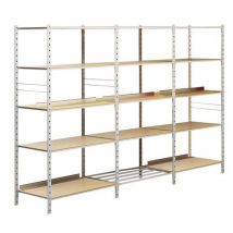 Manorga - Estantería de base combi-flip cap. Máx. B.:122 kg prof.: 300 mm