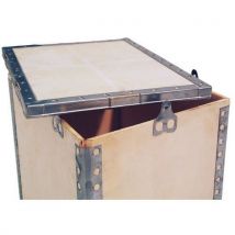 Caja y tapas de contrachapado de 1200x800x800 mm - Manutan