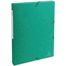 Exacompta - Caja clasificadora verde respaldo 25