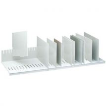 Paperflow - Clasificador 10 separadores desmontables l= 92 cm gris