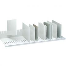 Paperflow - Clasificador 10 separadores desmontables l=101 cm gris