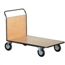 Carro de acero - Plataforma 1220x800 mm - Carga 500 kg - Ruedas neumáticas - Robusto y fiable