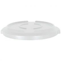 Manutan - Tapa encajable para contenedor de 120 l blanco