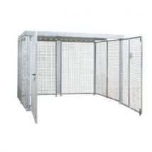 Bauer - Cabina de 2 puertas para 32 botellas de gas