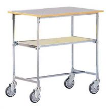 Ergobjorn - Mesa móvil con dos bandejas dimensión 820x600x900 mm