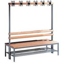 CP - Combinado banco doble gardelux - 8 colgadores