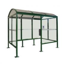 Abri Plus - Refugio para fumadores comfort col:verde model:sencillo