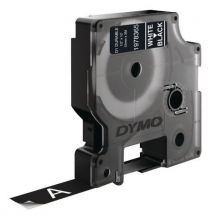 Dymo - Etiqueta dymo d1 duradera 12 mm x 3 m negro/blanco