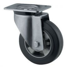 Tente - Rueda pivotante de caucho capacidad: 350 kg anchura total: 200 mm