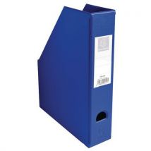 Exacompta - Revistero pvc dos 70 mm azul