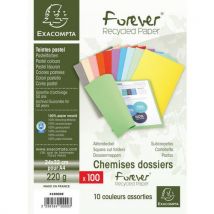 Exacompta - Fundas forever 100 % recicladas (en lotes de 100 unidades)