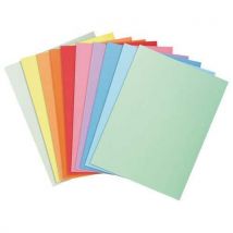 Exacompta - Conjunto de 100 subcarpetas super de 160 g de colores surtidos