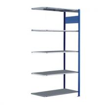 Schulte Lagertechnik - Elemento adicional easy-fix una cara 2500x1000x400 azul gris