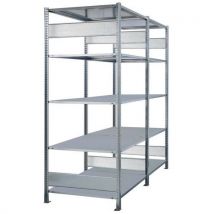 Schulte Lagertechnik - Elemento adicional easy-fix doble cara 2000x1000x500 galvanizado