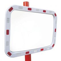 Espejo de seguridad rectangular 40x60 cm PMMA 2 mm - Exterior Visión 90° 10 años garantía - Manutan Expert