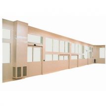 Poste de ángulo ht 2.75m col.blanc - Manutan