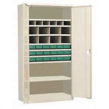 Kind - Armario de taller gris claro alxf=1950x540mm 16 cases