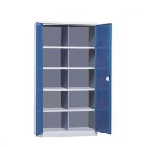 Kind - Armario de taller azul alxf=1950x440mm 10 cases