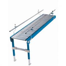 Somefi - Cinta transportadora con rodillos acero 1500 x 876 mm - paso 200 mm