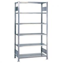 Schulte Lagertechnik - Estantería de partida 1 cara aristo-clip 2300x300x750 gris