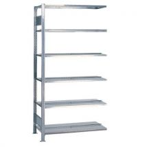 Schulte Lagertechnik - Adic 2 caras de 2000x750x600 - 6 niv - negro/gris claro