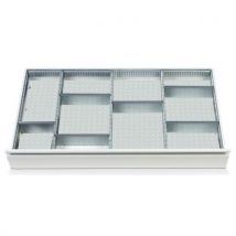 Separadores para Armario de Taller XL - 14 Compartimentos - Plata - 1300mm Ancho - Bott
