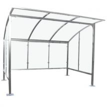 Abri Plus - Refugio para bicicletas city gris módulo simple anchura: 25